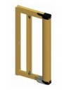 Insect screen door horizontal motion