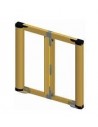 Insect screen  horizontal movement double leaf
