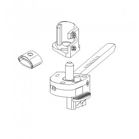 Automatic shutter stop hinge for hinges 