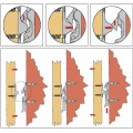 Stop bracket for shutter metal hook