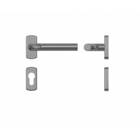 Handle with INOX plate 1302