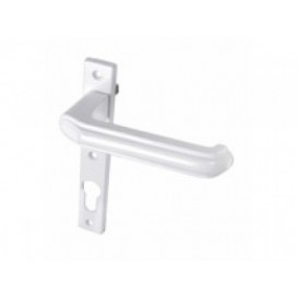 Simple single knob handle aluminum decorative plate for door X-106