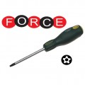 Torx screwdriver with 5 angles with FORCE hole