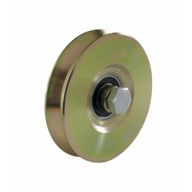 Roller bearing with a screw angle profiles