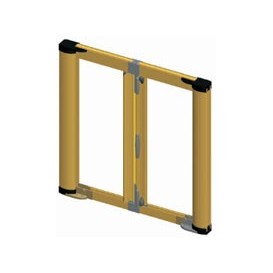 Insect screen of horizontal movement for double-leaf door 300cm X 240cm