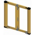 Insect screen of horizontal movement for double-leaf door 300cm X 260cm