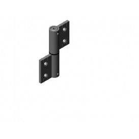 Hinge reset stud for opening insect screen