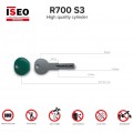 Κύλινδρος (αφαλός) ασφαλείας ISEO R700S3 
