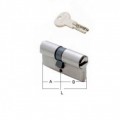 Κύλινδρος (αφαλός) ασφαλείας ISEO R6 για θωρακισμένες πόρτες, με 5 κλειδιά