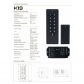 Ασύρματο πληκτρολόγιο K19 με κάρτα εισόδου και κουδούνι