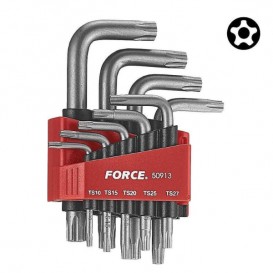 ALLEN TORX FORCE WITH 5 ANGLES AND HOLE SET OF 9 PCS