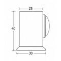 Square floor stopper with hose
