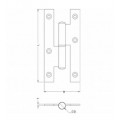 French Hinge Brass